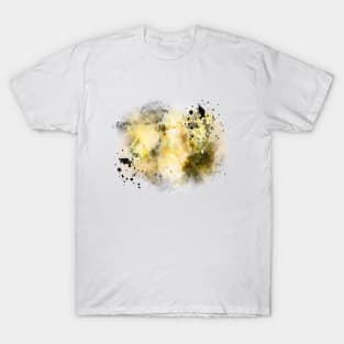 Yellow abstract watercolor background T-Shirt